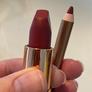 Charlotte Tilbury lipstick and liner